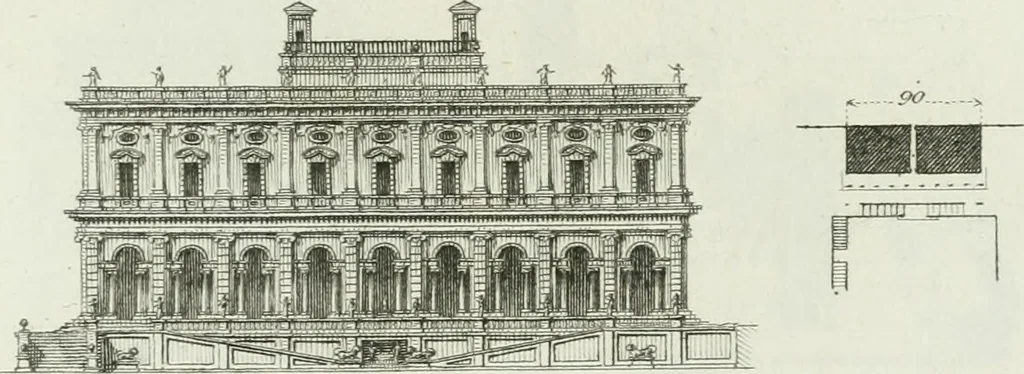 An illustration from Itinerario figurato degli edifizi più rimarchevoli di Roma, 1835, leaf 124