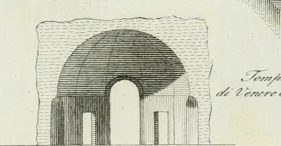An illustration from Itinerario figurato degli edifizi più rimarchevoli di Roma, 1835, leaf 124