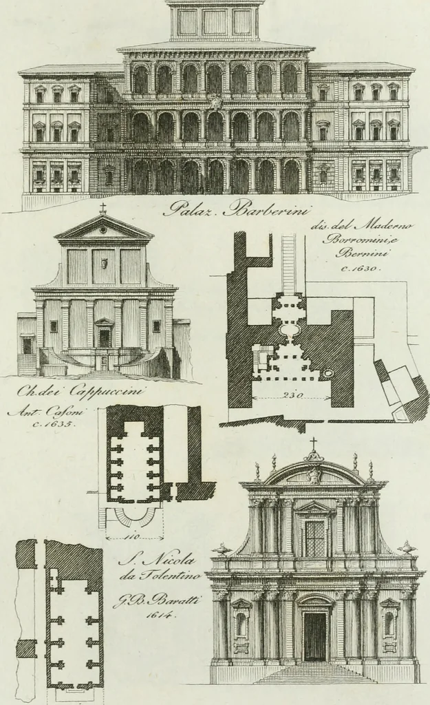 An illustration from Itinerario figurato degli edifizi più rimarchevoli di Roma, 1835, leaf 126