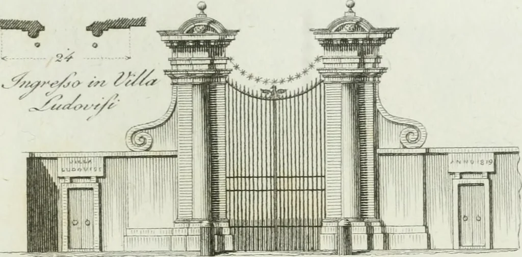An illustration from Itinerario figurato degli edifizi più rimarchevoli di Roma, 1835, leaf 128