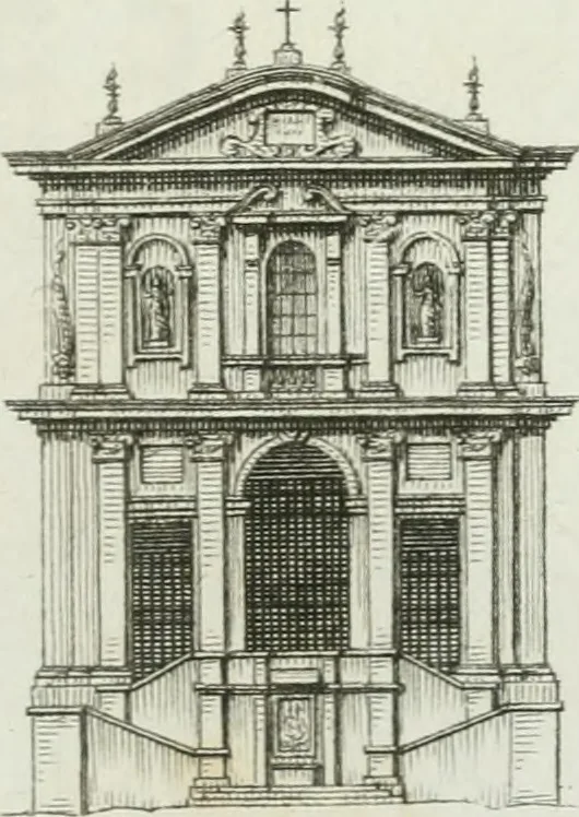 An illustration from Itinerario figurato degli edifizi più rimarchevoli di Roma, 1835, leaf 128