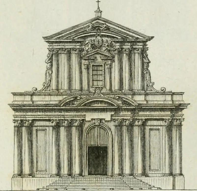 An illustration from Itinerario figurato degli edifizi più rimarchevoli di Roma, 1835, leaf 130