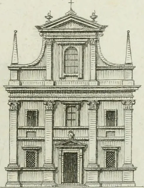 An illustration from Itinerario figurato degli edifizi più rimarchevoli di Roma, 1835, leaf 130
