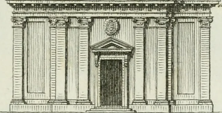 An illustration from Itinerario figurato degli edifizi più rimarchevoli di Roma, 1835, leaf 132