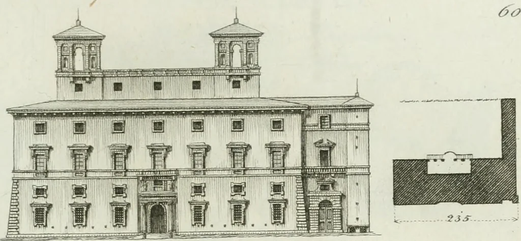 An illustration from Itinerario figurato degli edifizi più rimarchevoli di Roma, 1835, leaf 136