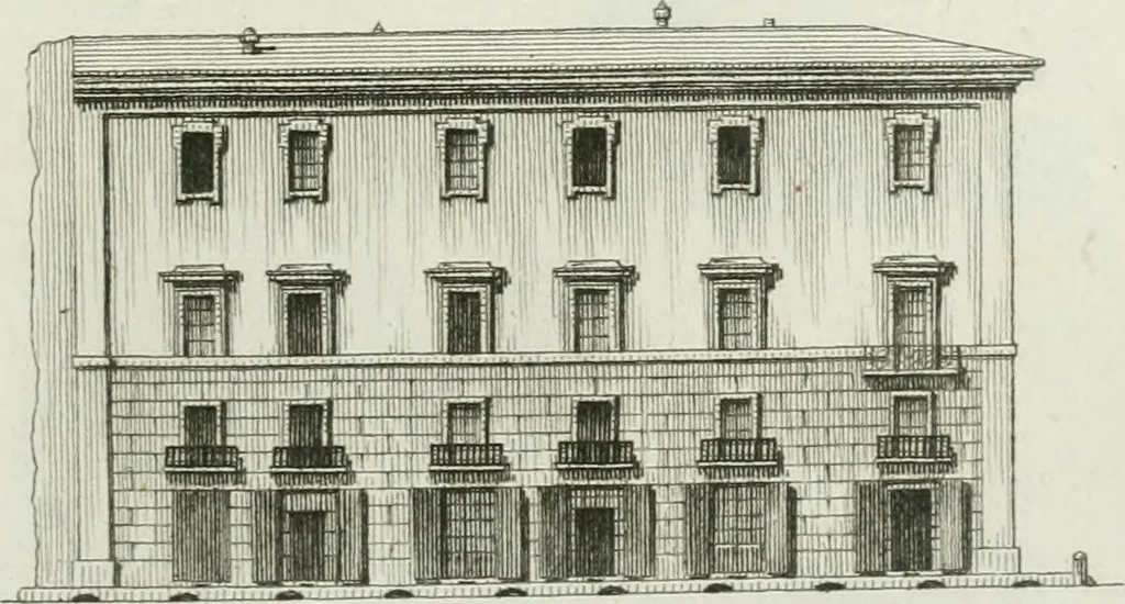 An illustration from Itinerario figurato degli edifizi più rimarchevoli di Roma, 1835, leaf 136