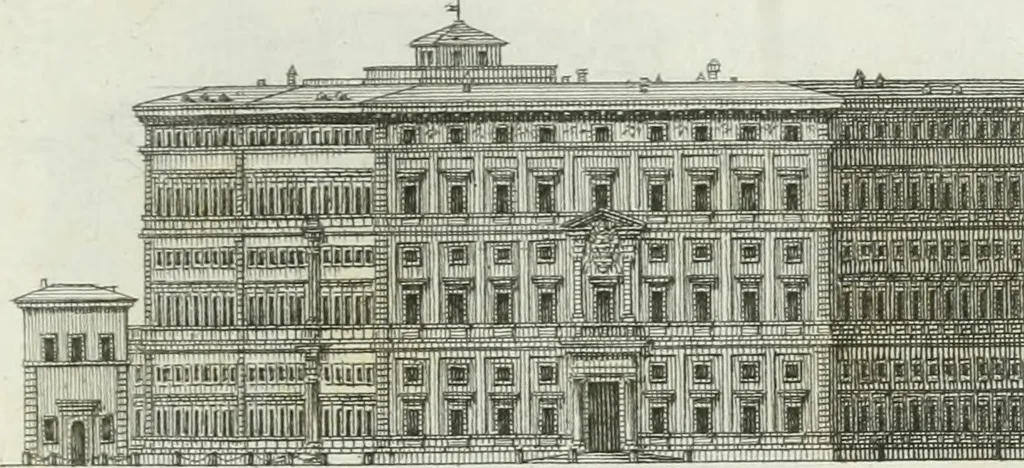 An illustration from Itinerario figurato degli edifizi più rimarchevoli di Roma, 1835, leaf 140