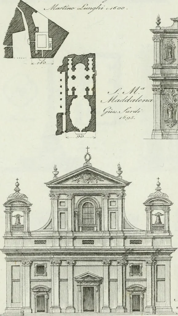 An illustration from Itinerario figurato degli edifizi più rimarchevoli di Roma, 1835, leaf 140