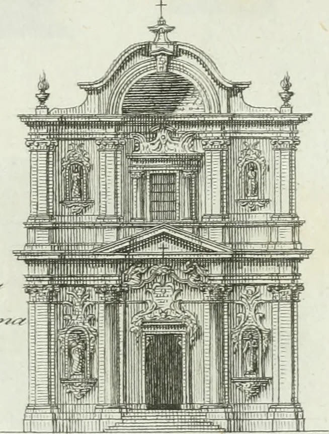 An illustration from Itinerario figurato degli edifizi più rimarchevoli di Roma, 1835, leaf 140