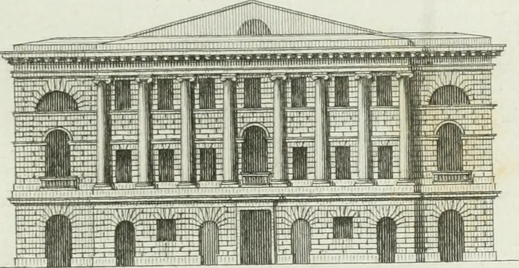 An illustration from Itinerario figurato degli edifizi più rimarchevoli di Roma, 1835, leaf 146