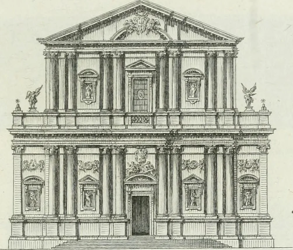 An illustration from Itinerario figurato degli edifizi più rimarchevoli di Roma, 1835, leaf 160