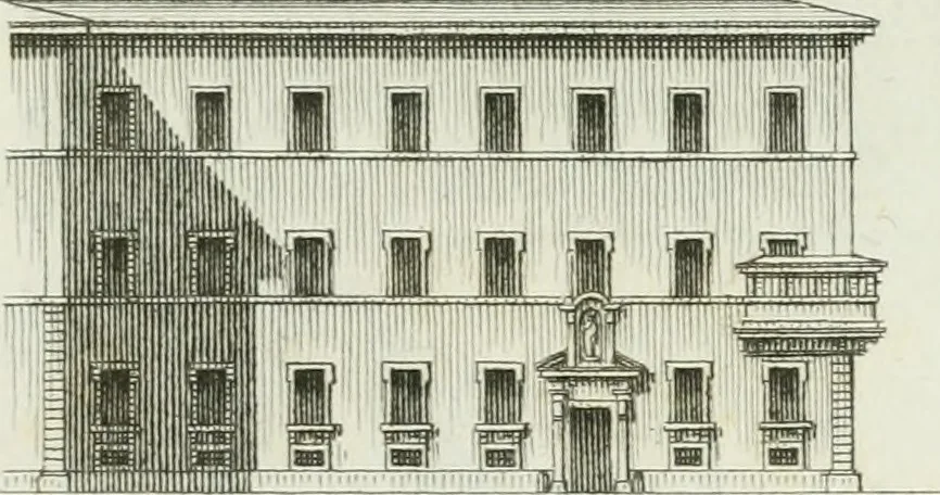 An illustration from Itinerario figurato degli edifizi più rimarchevoli di Roma, 1835, leaf 164