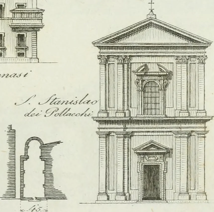 An illustration from Itinerario figurato degli edifizi più rimarchevoli di Roma, 1835, leaf 164