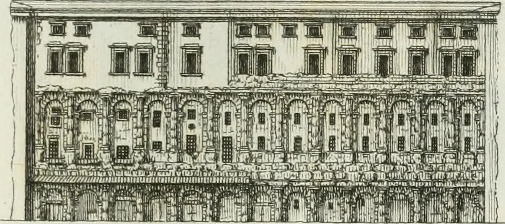 An illustration from Itinerario figurato degli edifizi più rimarchevoli di Roma, 1835, leaf 168