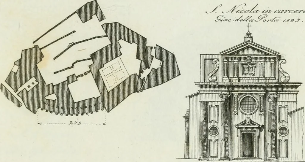 An illustration from Itinerario figurato degli edifizi più rimarchevoli di Roma, 1835, leaf 168