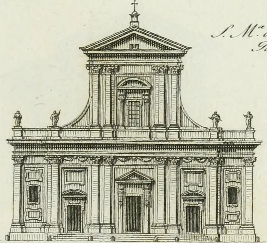 An illustration from Itinerario figurato degli edifizi più rimarchevoli di Roma, 1835, leaf 168