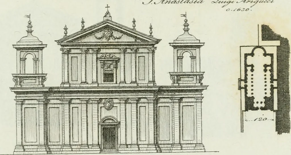 An illustration from Itinerario figurato degli edifizi più rimarchevoli di Roma, 1835, leaf 172