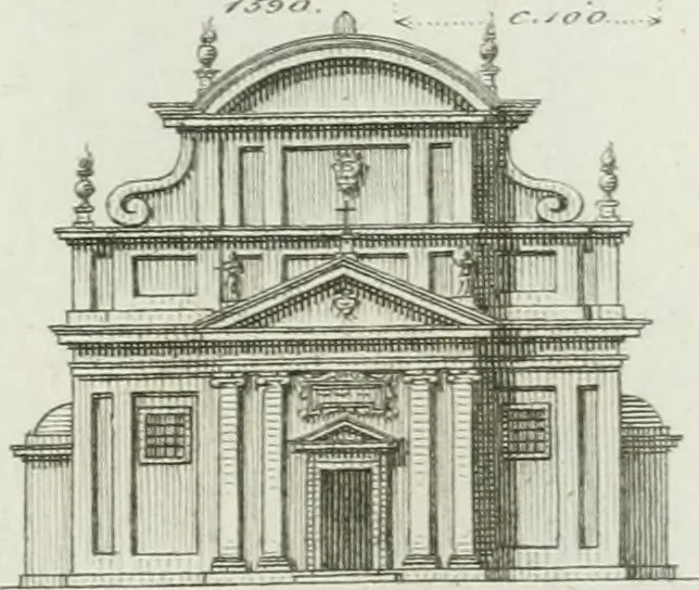 An illustration from Itinerario figurato degli edifizi più rimarchevoli di Roma, 1835, leaf 180