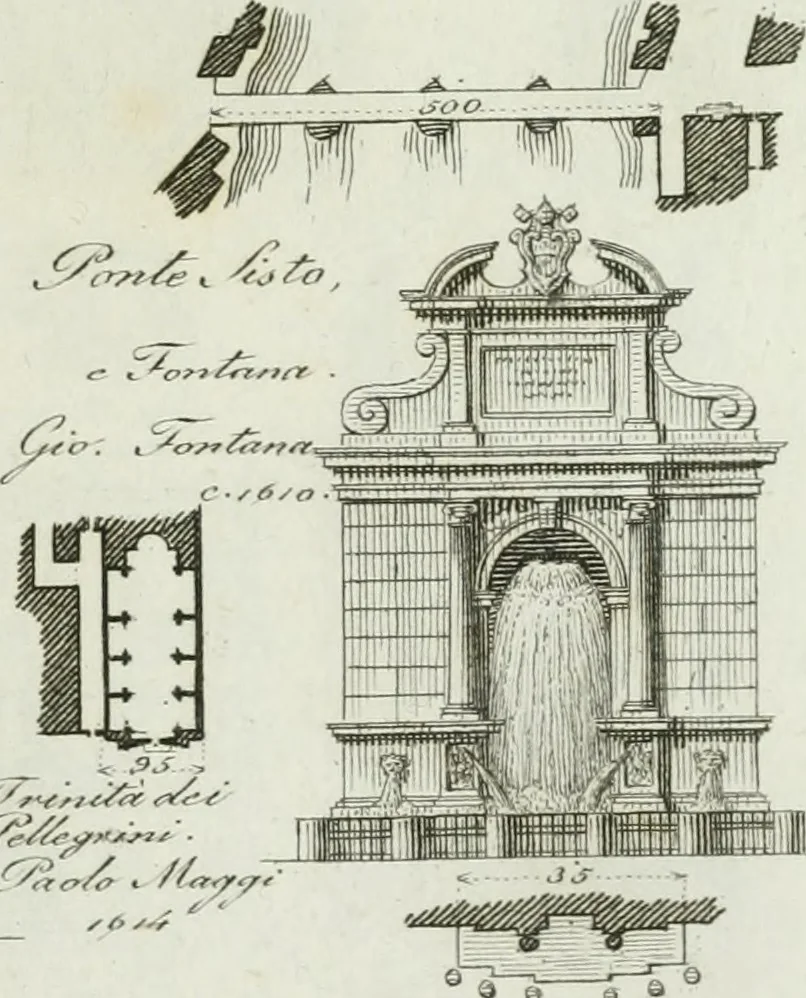 An illustration from Itinerario figurato degli edifizi più rimarchevoli di Roma, 1835, leaf 194