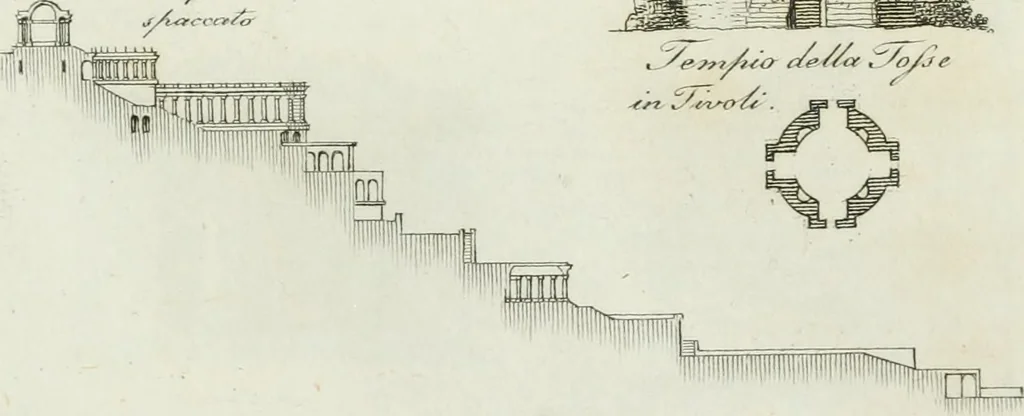 An illustration from Itinerario figurato degli edifizi più rimarchevoli di Roma, 1835, leaf 212