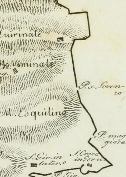 An illustration from Itinerario figurato degli edifizi più rimarchevoli di Roma, 1835, leaf 216
