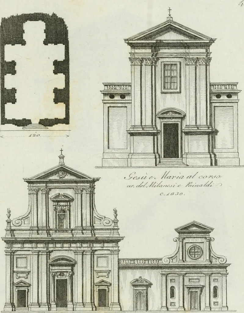 An illustration from Itinerario figurato degli edifizi più rimarchevoli di Roma, 1835, leaf 24