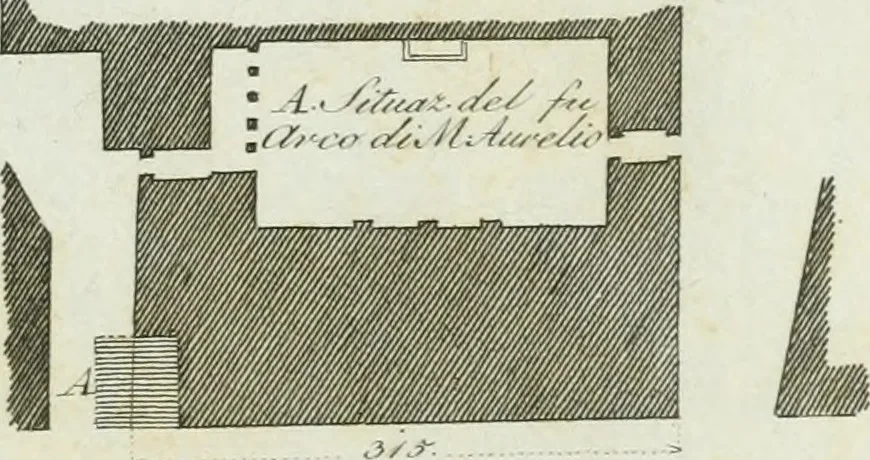 An illustration from Itinerario figurato degli edifizi più rimarchevoli di Roma, 1835, leaf 30
