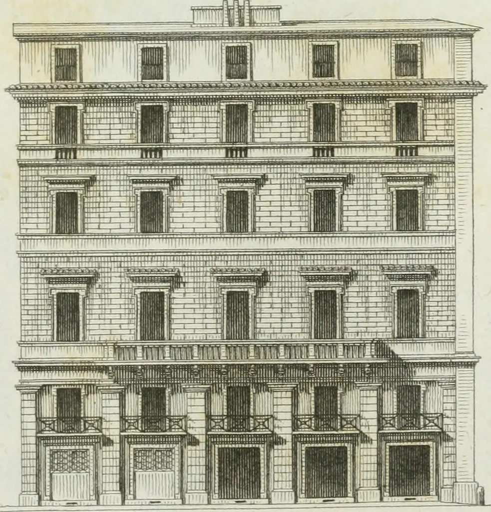 An illustration from Itinerario figurato degli edifizi più rimarchevoli di Roma, 1835, leaf 32