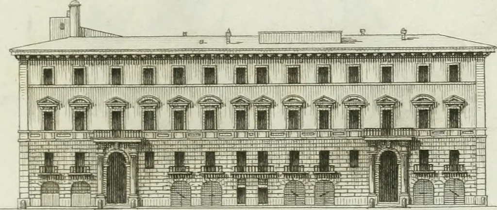 An illustration from Itinerario figurato degli edifizi più rimarchevoli di Roma, 1835, leaf 36