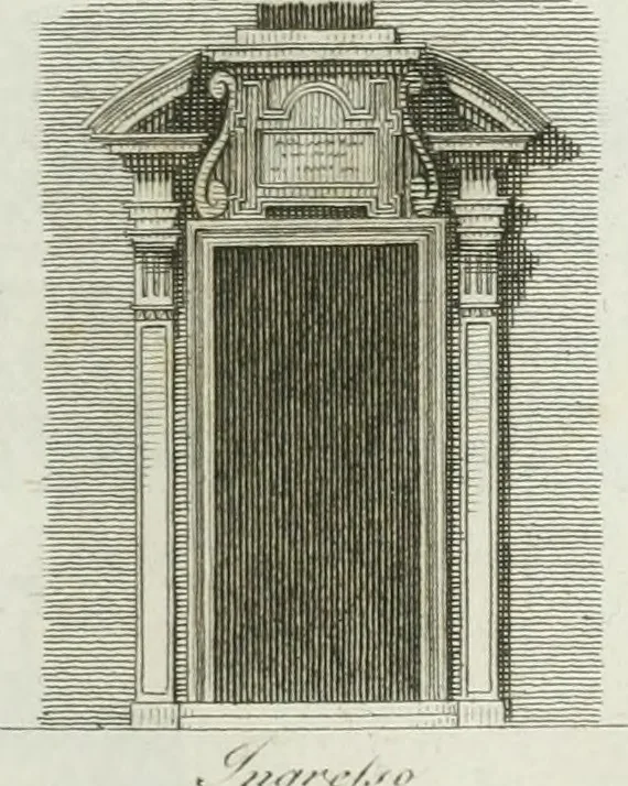 An illustration from Itinerario figurato degli edifizi più rimarchevoli di Roma, 1835, leaf 36
