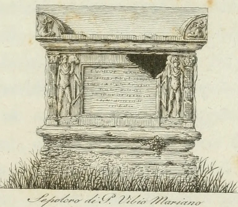 An illustration from Itinerario figurato degli edifizi più rimarchevoli di Roma, 1835, leaf 4