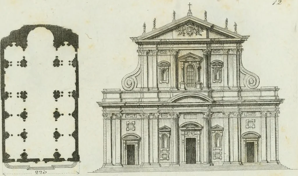 An illustration from Itinerario figurato degli edifizi più rimarchevoli di Roma, 1835, leaf 40