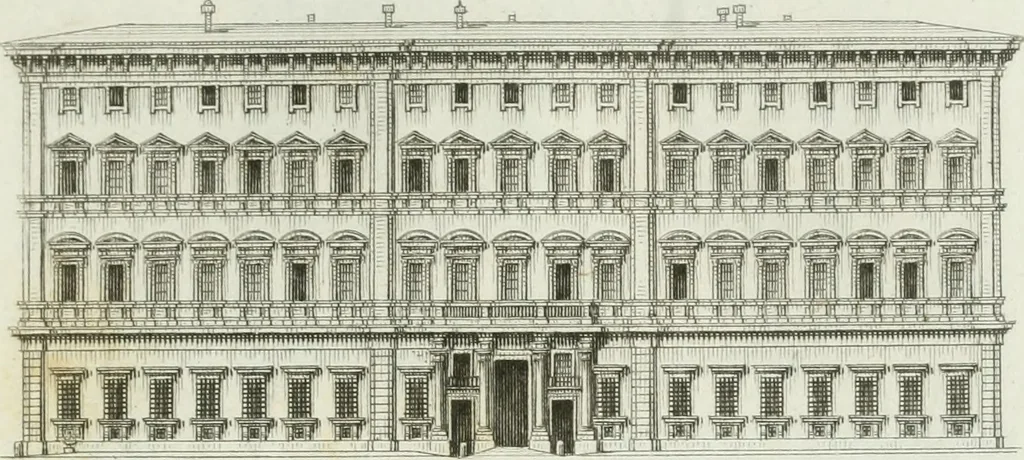 An illustration from Itinerario figurato degli edifizi più rimarchevoli di Roma, 1835, leaf 44