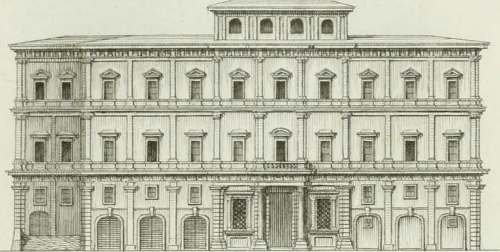 An illustration from Itinerario figurato degli edifizi più rimarchevoli di Roma, 1835, leaf 52