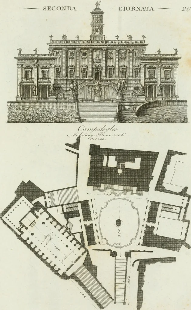 An illustration from Itinerario figurato degli edifizi più rimarchevoli di Roma, 1835, leaf 56