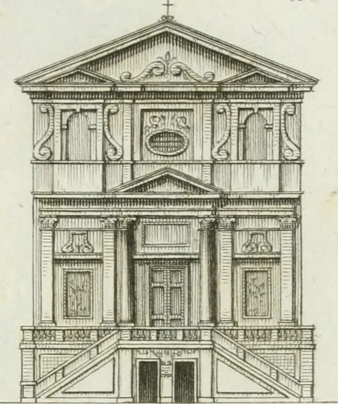 An illustration from Itinerario figurato degli edifizi più rimarchevoli di Roma, 1835, leaf 58