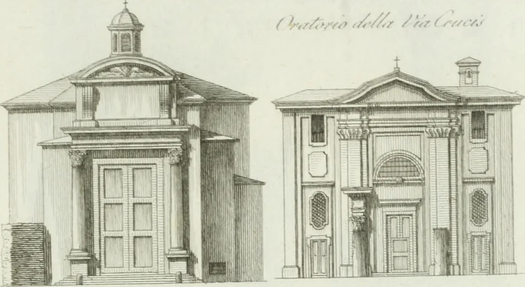 An illustration from Itinerario figurato degli edifizi più rimarchevoli di Roma, 1835, leaf 66