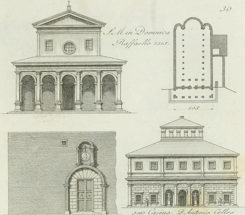 An illustration from Itinerario figurato degli edifizi più rimarchevoli di Roma, 1835, leaf 76