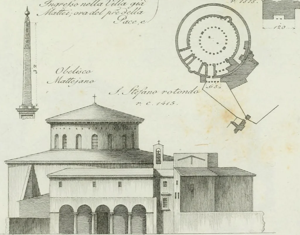 An illustration from Itinerario figurato degli edifizi più rimarchevoli di Roma, 1835, leaf 76