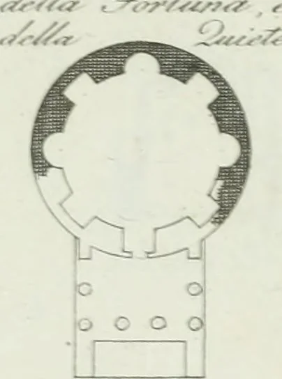 An illustration from Itinerario figurato degli edifizi più rimarchevoli di Roma, 1835, leaf 86