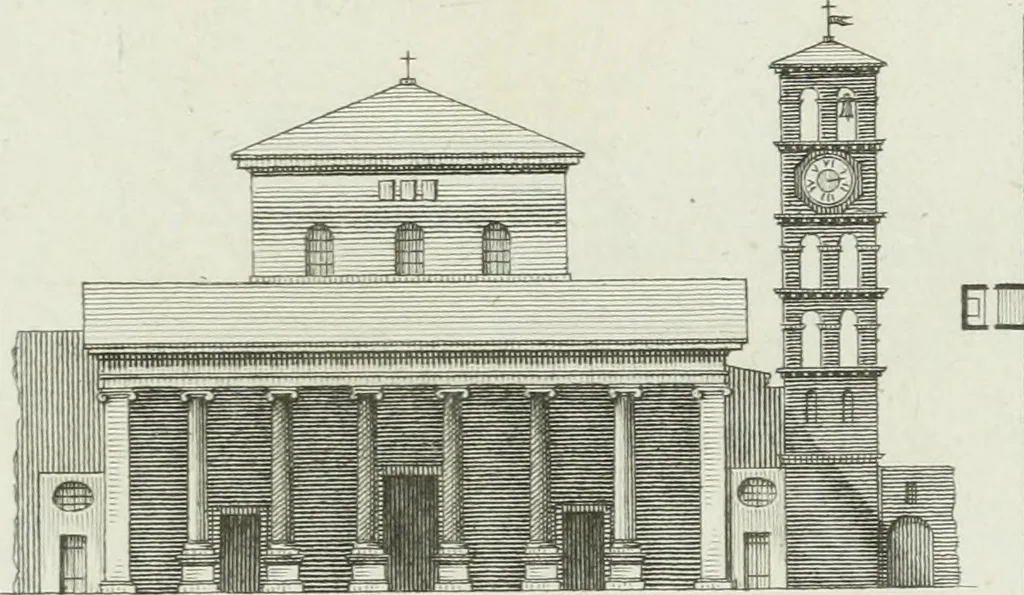 An illustration from Itinerario figurato degli edifizi più rimarchevoli di Roma, 1835, leaf 90