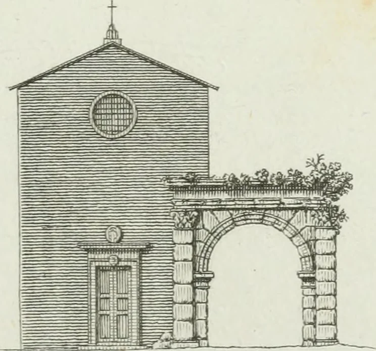 An illustration from Itinerario figurato degli edifizi più rimarchevoli di Roma, 1835, leaf 90