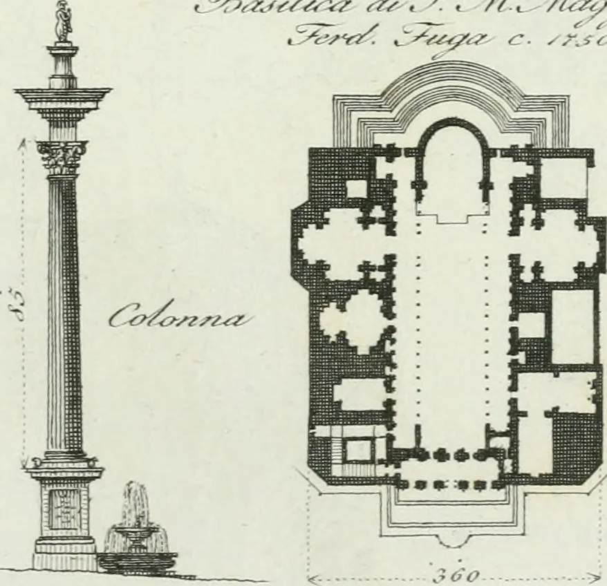 An illustration from Itinerario figurato degli edifizi più rimarchevoli di Roma, 1835, leaf 92