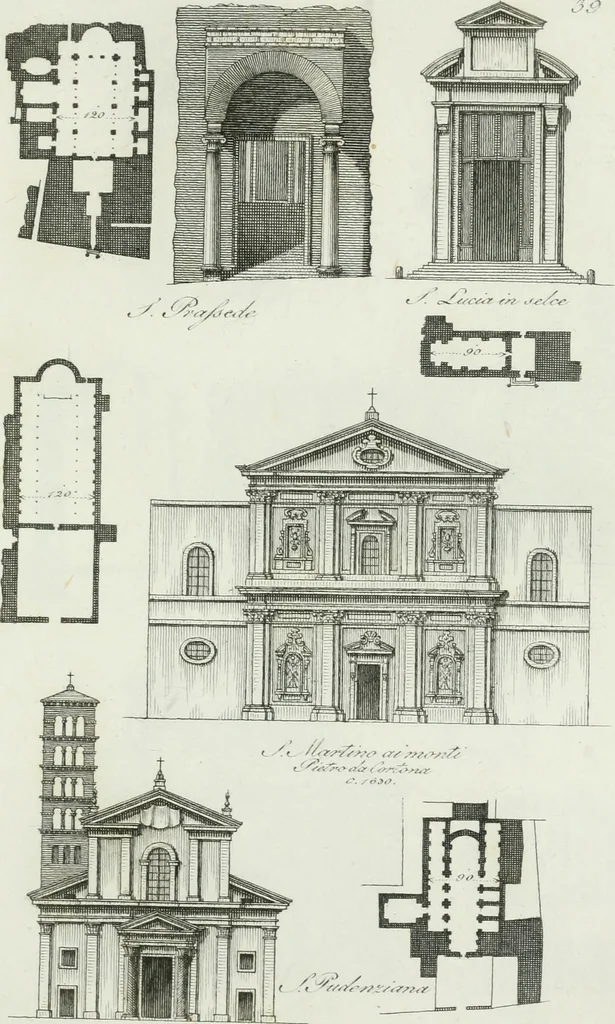 An illustration from Itinerario figurato degli edifizi più rimarchevoli di Roma, 1835, leaf 94
