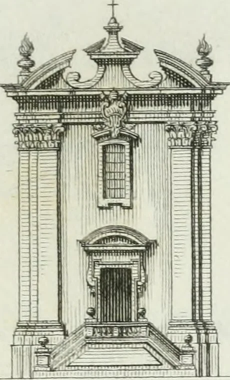 An illustration from Itinerario figurato degli edifizi più rimarchevoli di Roma, 1835, leaf 96