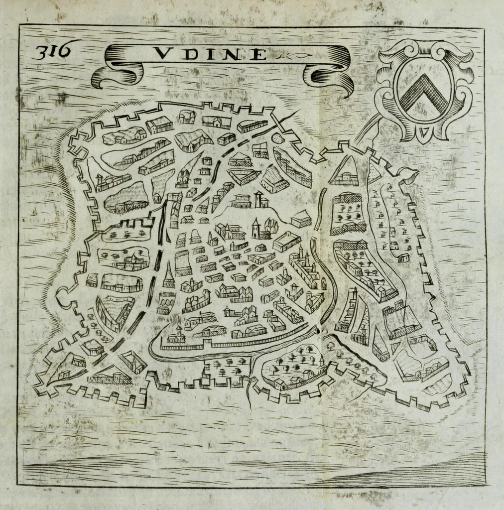 An illustration from Itinerario, ouero, Noua descrittione de' viaggi principali d'Italia : nella quale si ha piena notitia di tutte le cose più notabili, & degne d'esser vedute, 1688, leaf 357