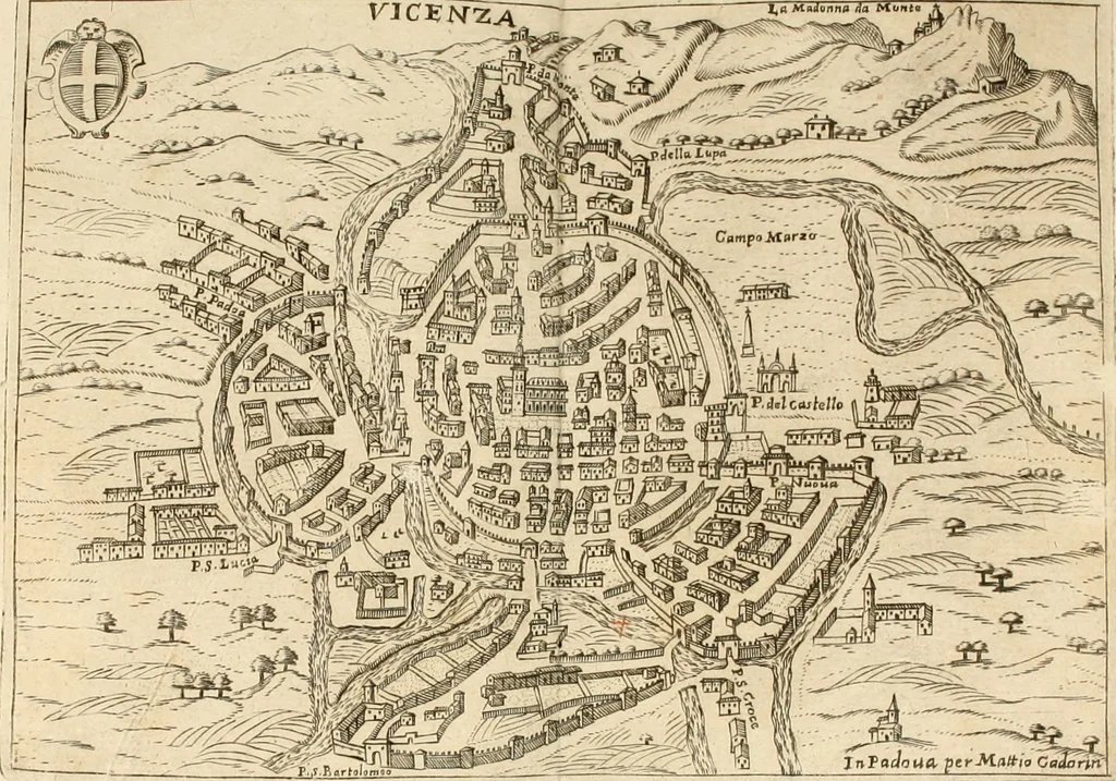 An illustration from Itinerario, o vero noua descrittione de' viaggi principali d'Italia, nella quale si hà piena notitia di tutte le cose più notabili, & degne d'ester vedute, 1669, leaf 135