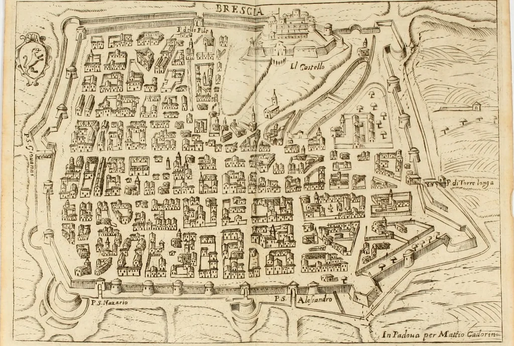 An illustration from Itinerario, o vero noua descrittione de' viaggi principali d'Italia, nella quale si hà piena notitia di tutte le cose più notabili, & degne d'ester vedute, 1669, leaf 165