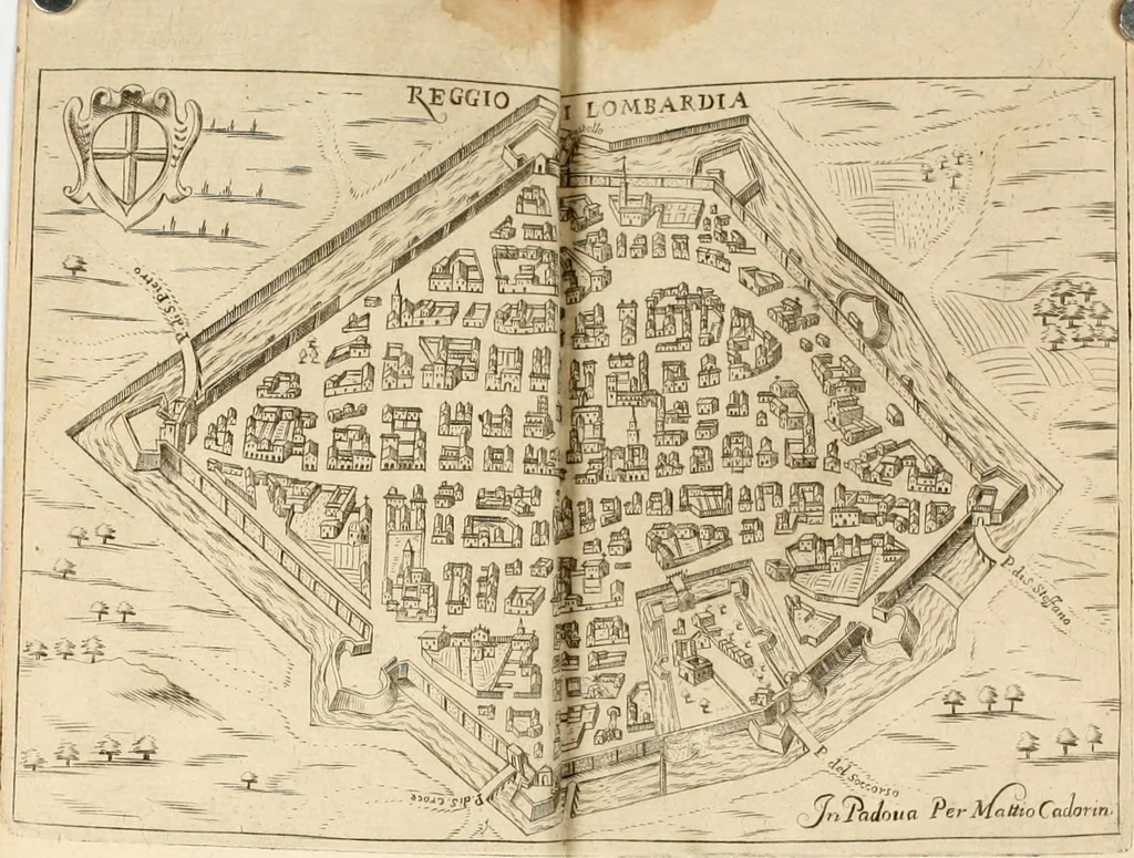 An illustration from Itinerario, o vero noua descrittione de' viaggi principali d'Italia, nella quale si hà piena notitia di tutte le cose più notabili, & degne d'ester vedute, 1669, leaf 225