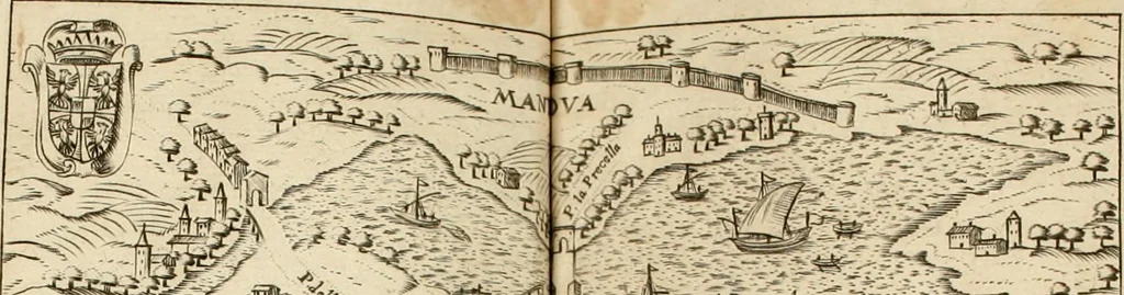 An illustration from Itinerario, o vero noua descrittione de' viaggi principali d'Italia, nella quale si hà piena notitia di tutte le cose più notabili, & degne d'ester vedute, 1669, leaf 287